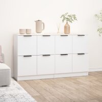 vidaXL Sideboards 2 Stk. Weiß 60x30x70 cm...