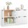 vidaXL Sideboards 2 Stk. Wei&szlig; 60x30x70 cm Holzwerkstoff