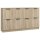 vidaXL Sideboards 2 Stk. Sonoma Eiche 60x30x70 cm Holzwerkstoff