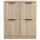 vidaXL Sideboards 2 Stk. Sonoma Eiche 60x30x70 cm Holzwerkstoff