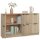 vidaXL Sideboards 2 Stk. Sonoma Eiche 60x30x70 cm Holzwerkstoff