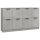 vidaXL Sideboards 2 Stk Betongrau 60x30x70 cm Holzwerkstoff