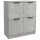 vidaXL Sideboards 2 Stk Betongrau 60x30x70 cm Holzwerkstoff