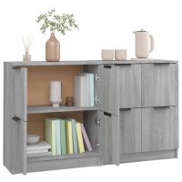 vidaXL Sideboards 2 Stk. Grau Sonoma 60x30x70 cm Holzwerkstoff