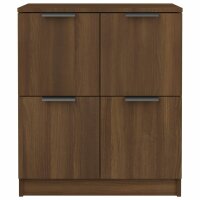 vidaXL Sideboards 2 Stk. Braun Eichen-Optik 60x30x70 cm Holzwerkstoff