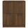 vidaXL Sideboards 2 Stk. Braun Eichen-Optik 60x30x70 cm Holzwerkstoff