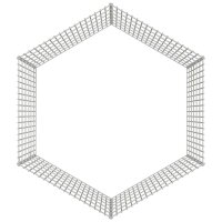 vidaXL Kaninchenk&auml;fig 6 Paneele 54x60 cm Verzinktes Eisen