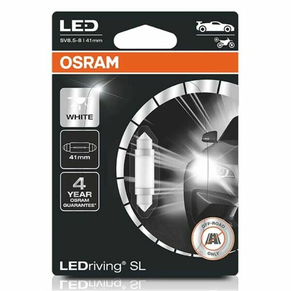 Autogl&uuml;hbirne Osram OS6413DWP-01B C5W 6000K 0,6 W