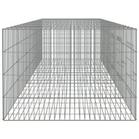 WOWONA Kaninchenk&auml;fig 5 Paneele 273x79x54 cm Verzinktes Eisen