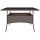 vidaXL 9-tlg. Garten-Essgruppe Poly Rattan Braun