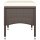 vidaXL 9-tlg. Garten-Essgruppe Poly Rattan Braun
