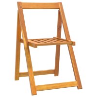 vidaXL Klappbare Gartenstühle 6 Stk. Massivholz Akazie