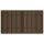 vidaXL Gartentisch Braun 140x80x72 cm Stahl