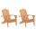 vidaXL Adirondack-Gartenstühle 2 Stk. Massivholz Akazie
