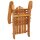 vidaXL Adirondack-Gartenstühle 2 Stk. Massivholz Akazie