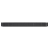 WOWONA Hochbeet Pulverbeschichteter Stahl 440x80x36 cm Anthrazit