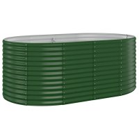 vidaXL Hochbeet Pulverbeschichteter Stahl 175x100x68 cm...