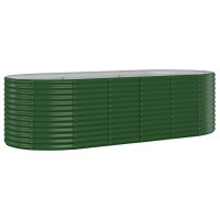 vidaXL Hochbeet Pulverbeschichteter Stahl 249x100x68 cm...