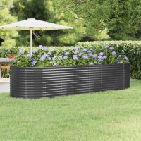 vidaXL Hochbeet Pulverbeschichteter Stahl 322x100x68 cm...