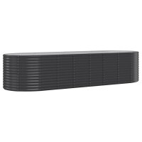 vidaXL Hochbeet Pulverbeschichteter Stahl 322x100x68 cm...