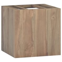 vidaXL Wand-Badschrank 46x25,5x40 cm Massivholz Teak