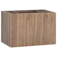 vidaXL Wand-Badschrank 60x39x40 cm Massivholz Teak