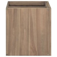 vidaXL Wand-Badschrank 60x39x40 cm Massivholz Teak