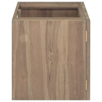 vidaXL Wand-Badschrank 90x39x40 cm Massivholz Teak