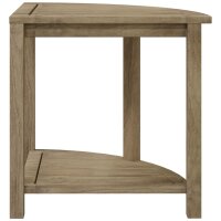 vidaXL Eck-Duschbank 50x40x45 cm Massivholz Teak