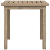 vidaXL Beistelltisch 45x45x45 cm Massivholz Teak