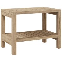 vidaXL Duschbank 60x30x45 cm Massivholz Teak