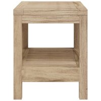 vidaXL Duschbank 60x30x45 cm Massivholz Teak