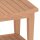 vidaXL Duschbank 50x35x45 cm Massivholz Teak