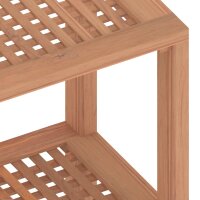 vidaXL Duschbank 60x30x45 cm Massivholz Teak