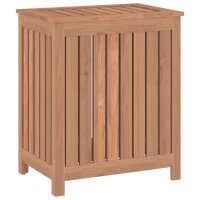 vidaXL Wäschebehälter 50x35x60 cm Massivholz Teak