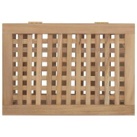 vidaXL W&auml;schebeh&auml;lter 50x35x60 cm Massivholz Teak