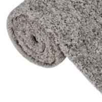 vidaXL Teppich Shaggy Hochflor Grau 160x230 cm