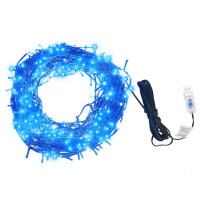 vidaXL LED-Lichterkette mit 150 LEDs Blau 15 m PVC
