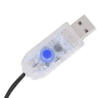 vidaXL LED-Lichterkette mit 150 LEDs Blau 15 m PVC