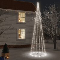 vidaXL LED-Weihnachtsbaum Kegelform Kaltweiß 1134...