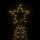 vidaXL LED-Weihnachtsbaum Kegelform Warmwei&szlig; 200 LEDs 70x180 cm