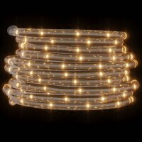 vidaXL Lichtschlauch 120 LEDs Warmweiß 5 m PVC