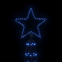 vidaXL LED-Weihnachtsbaum Kegelform Blau 3000 LEDs 230x800 cm