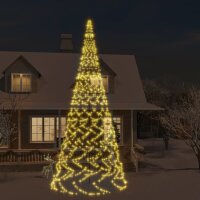 vidaXL LED-Weihnachtsbaum für Fahnenmast...