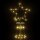vidaXL LED-Weihnachtsbaum mit Erdn&auml;geln Warmwei&szlig; 310 LEDs 300 cm