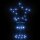 vidaXL LED-Weihnachtsbaum mit Erdn&auml;geln Blau 310 LEDs 300 cm