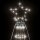 vidaXL LED-Weihnachtsbaum mit Erdn&auml;geln Kaltwei&szlig; 1134 LEDs 800 cm