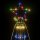 vidaXL LED-Weihnachtsbaum mit Erdn&auml;geln Mehrfarbig 1134 LEDs 800 cm