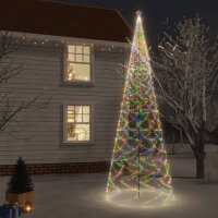 vidaXL LED-Weihnachtsbaum mit Erdnägeln Mehrfarbig...