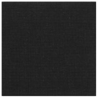 vidaXL Wandpaneele 12 Stk. Schwarz 30x30 cm Stoff 1,08 m&sup2;